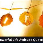Powerful Life Attitude Quotes