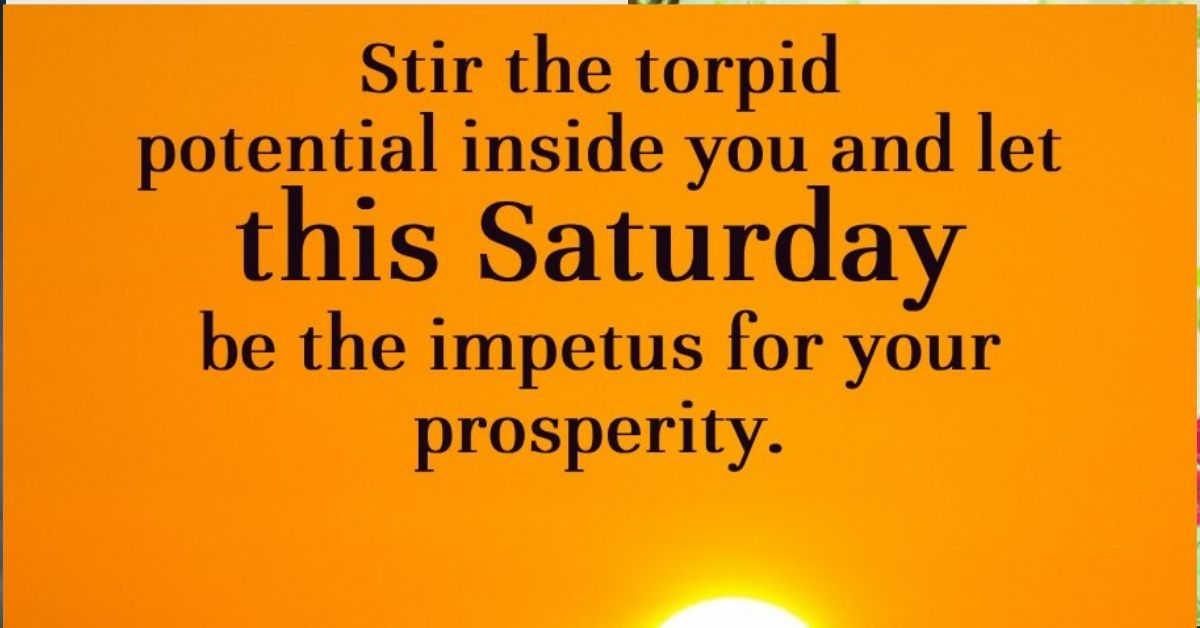 Thankful Saturday Blessings