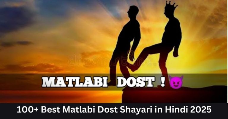 Best Matlabi Dost Shayari in Hindi
