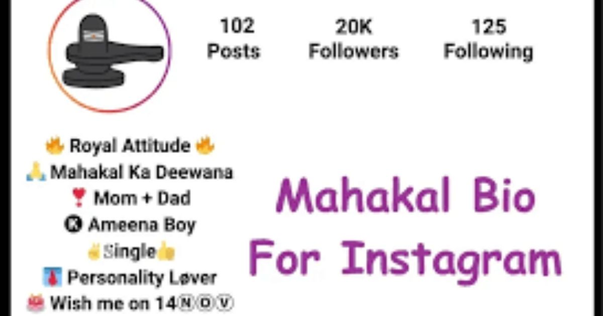 Mahakal Bio For Instagram 