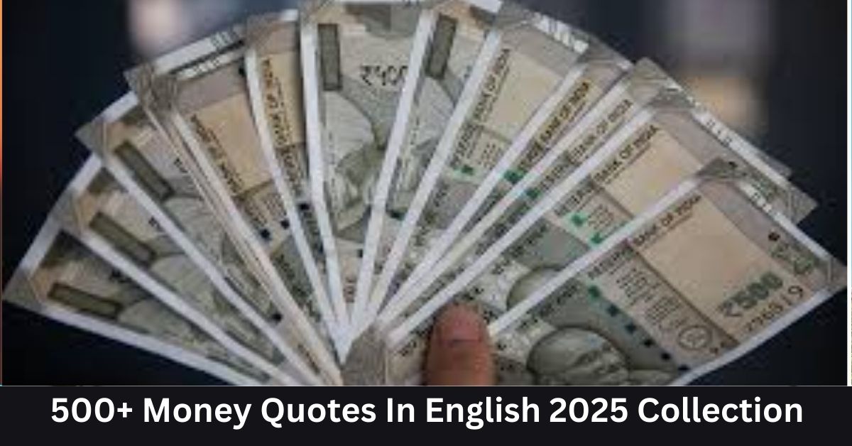 Money Quotes In English