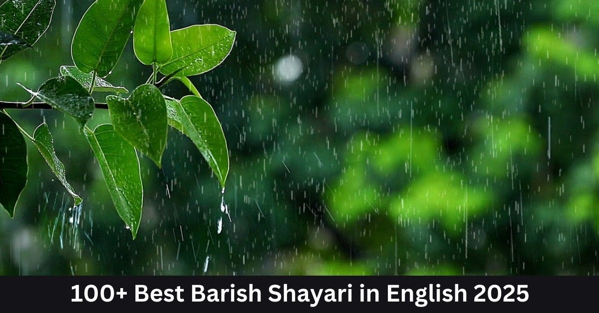 Barish Shayari in English