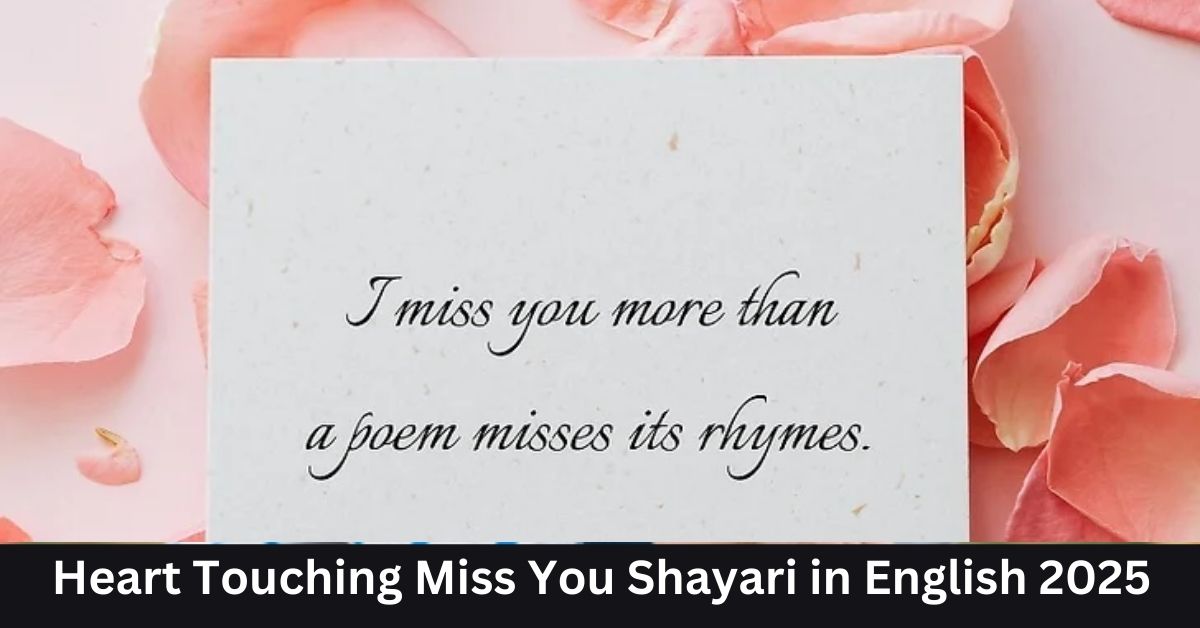 Miss You Shayari in English