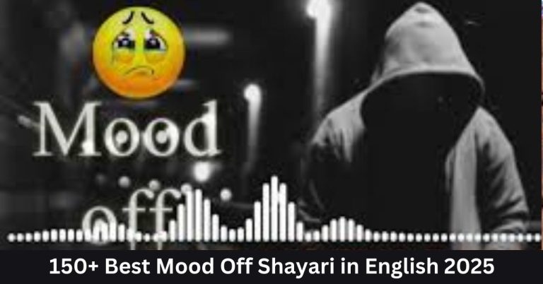 Mood Off Shayari in English