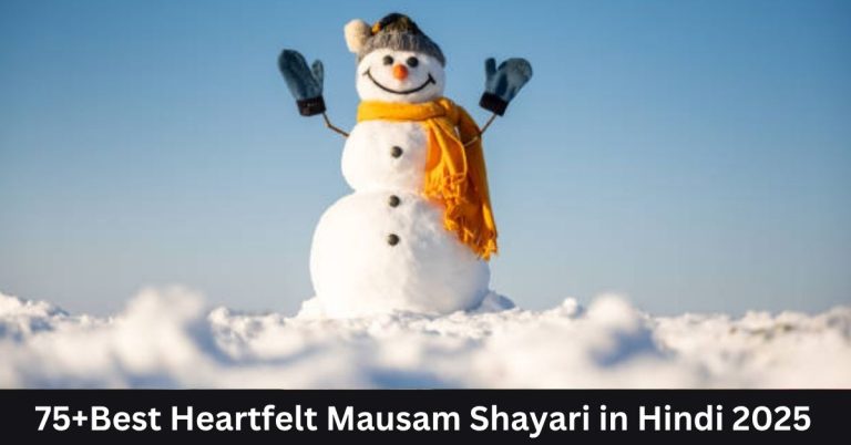 Mausam Shayari in Hindi